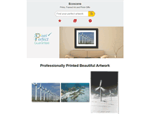 Tablet Screenshot of ecosceneprints.com
